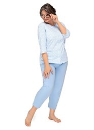 Piżama Martel Kasia II 266 3/4 M-3XL rozpinana