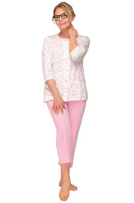 Piżama Martel Kasia II 266 3/4 M-3XL rozpinana