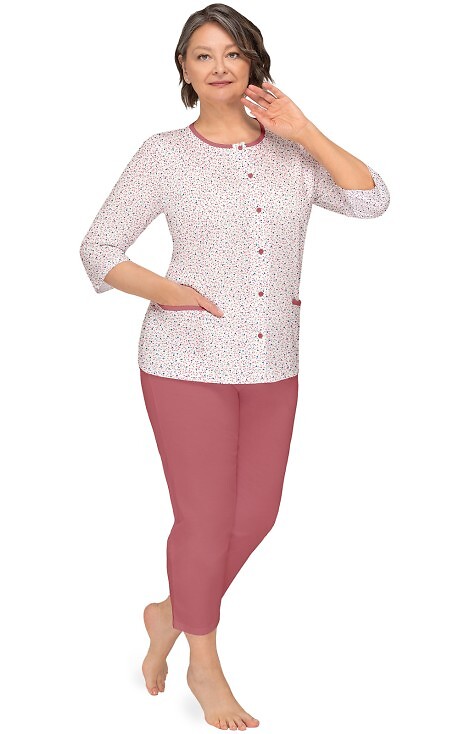 Piżama Martel Kasia II 266 3/4 M-3XL rozpinana
