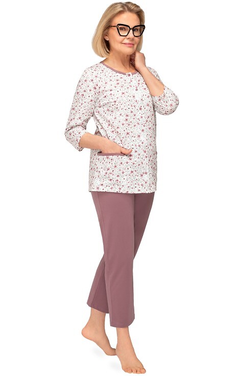 Piżama Martel Kasia II 266 3/4 M-3XL rozpinana