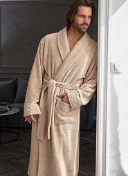 Szlafrok L&L 2450 M-2XL męski frota