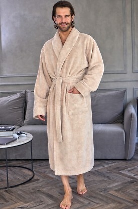 Szlafrok L&L 2450 M-2XL męski frota