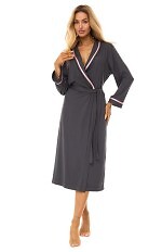Szlafrok L&L 2506 długi M-2XL wiskoza damski