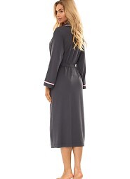 Szlafrok L&L 2506 długi M-2XL wiskoza damski