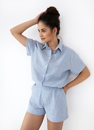 Piżama Sensis Jany kr/r S-XL rozpinana