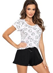 Piżama Donna Sheep Short kr/r S-2XL
