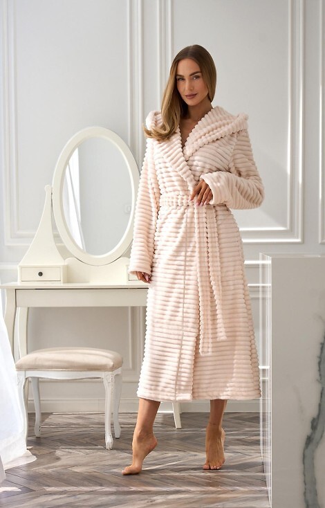 Szlafrok L&L 2599 Robin długi S-2XL damski