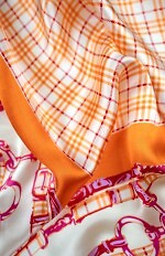 Apaszka Satin Plaid Chain Art Of Polo 20960
