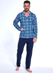 Piżama Cornette 114/76 M-2XL męska rozpinana