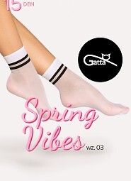 Skarpetki Gatta Spring Vibes wz.03 15 den