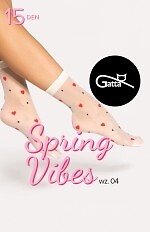 Skarpetki Gatta Spring Vibes wz.04 15 den