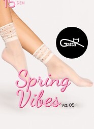 Skarpetki Gatta Spring Vibes wz.05 15 den