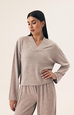 Piżama Henderson Ladies 42024 Fudge dł/r S-XL