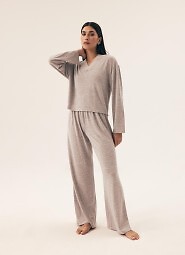 Piżama Henderson Ladies 42024 Fudge dł/r S-XL