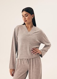 Piżama Henderson Ladies 42024 Fudge dł/r S-XL