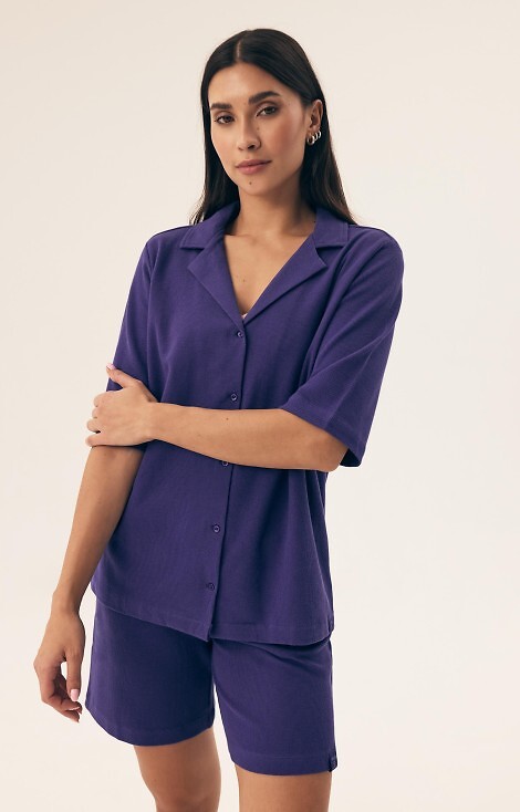 Piżama Henderson Ladies 43348 Nilsa 2 kr/r S-L rozpinana