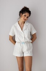 Piżama Sensis Amalia kr/r S-XL rozpinana