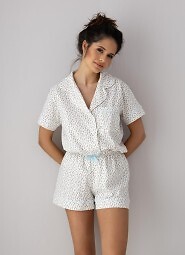 Piżama Sensis Amalia kr/r S-XL rozpinana