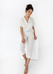 Piżama Sensis Marieta kr/r S-XL rozpinana