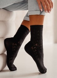 Skarpety Milena 0989-007 Ażur 37-41