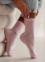 Skarpety Milena 0989-007 Ażur 37-41