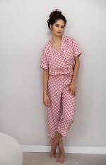 Piżama Sensis Sofija kr/r S-XL rozpinana