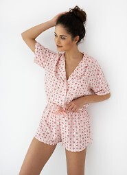 Piżama Sensis Penelopa kr/r S-XL rozpinana