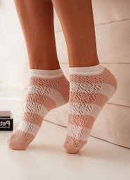 Stopki Milena 1504-003 Ażurowe W Paski 37-41