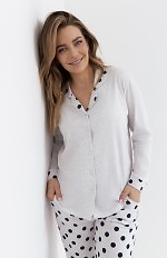 Piżama Cana 149 dł/r 2XL rozpinana