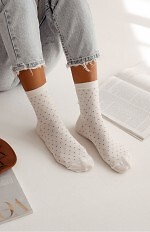 Skarpety Milena 0200-170 Prążek Kropki 37-41