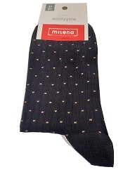 Skarpety Milena 0200-170 Prążek Kropki 37-41