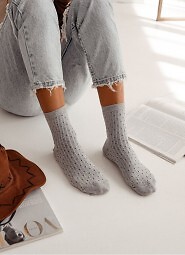 Skarpety Milena 0200-170 Prążek Kropki 37-41