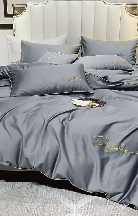 Pościel Cotton World 220x200 Mikrowłókno Haft FHL-2838 220x200