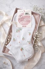 Stopki WiK 36121 Damskie Kwiatuszki 35-42