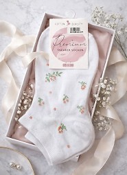 Stopki WiK 36121 Damskie Kwiatuszki 35-42