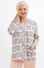 Piżama Martel Maria III 202 dł/r 3XL-4XL damska rozpinana
