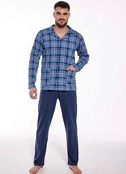 Piżama Cornette 114/68 S-2XL męska rozpinana