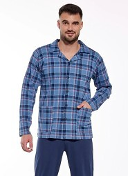 Piżama Cornette 114/68 S-2XL męska rozpinana