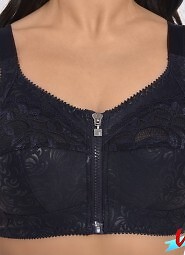 Biustonosz soft bez fiszbin Viki Zuza 586 Nocny Błękit 80-95
