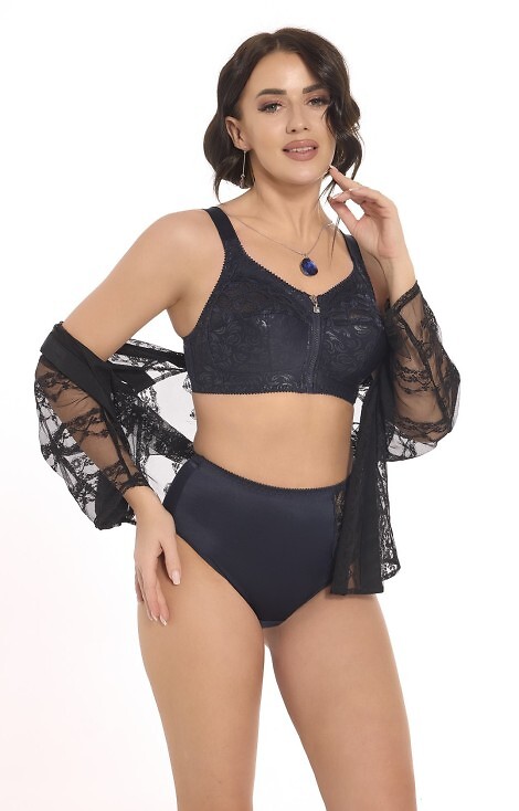 Biustonosz soft bez fiszbin Viki Zuza 586 Nocny Błękit 80-95