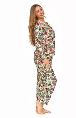 Piżama Moraj PDD5800-006 dł/r 2XL-3XL rozpinana