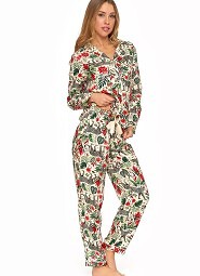 Piżama Moraj PDD5800-006 dł/r 2XL-3XL rozpinana