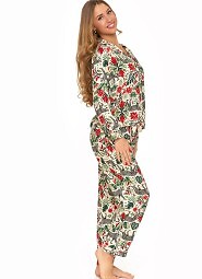 Piżama Moraj PDD5800-006 dł/r 2XL-3XL rozpinana