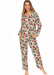 Piżama Moraj PDD5800-006 dł/r 2XL-3XL rozpinana