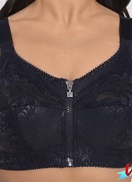 Biustonosz soft bez fiszbin Viki Zuza 586 Nocny Błękit 100-105
