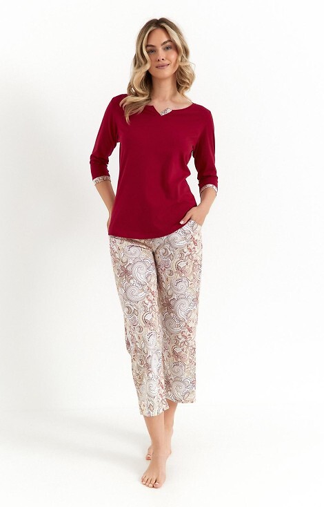 Piżama Cana 487 3/4 S-XL