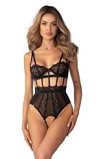 Body Obsessive Hersis Crotchless Teddy S-XL