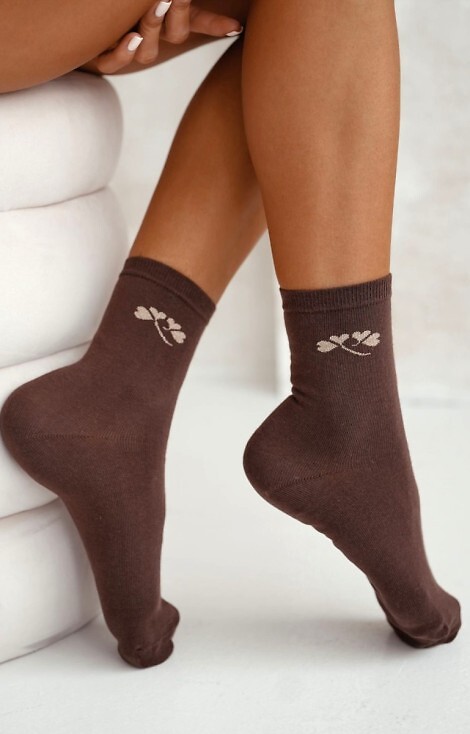 Skarpety Milena 0200-178 Drobny Wzorek Lurex 37-41