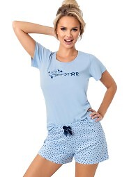 Piżama Donna Star Short kr/r S-2XL
