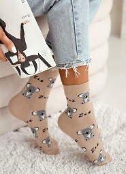 Skarpety Milena 0200-179 śpiące koale 37-41